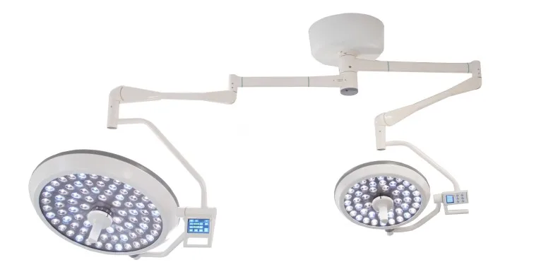 Ceiling LED700/500 surgical room 1400mm depth of illumination 20%(L1+L2) LED veterinary operation light for clinic operation