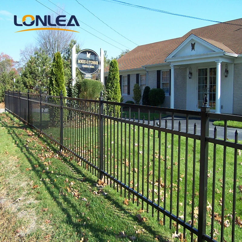 Cheap Garden Fencing Aluminum Fence Panels Metal Steel Fencing Garden Building Gate Post