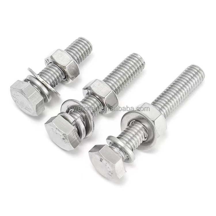 Stainless Steel Hex Cap Screws 304 316 Hex Head Bolt