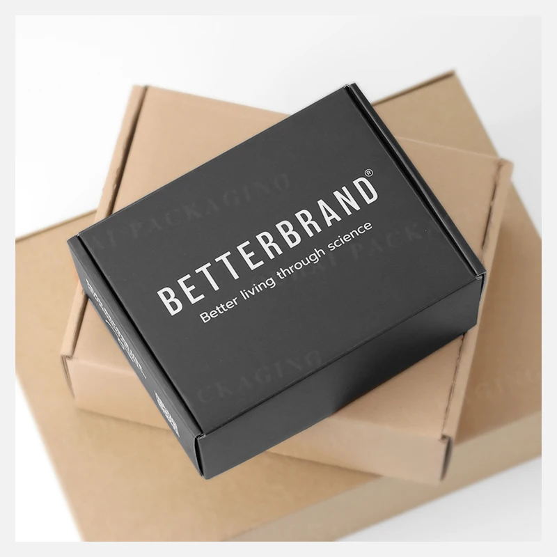 Small Business Recycle Carton Manufacturer Black Corrugated Candle Handmade Soap Gift Box Custom Printed Shipping Boxes