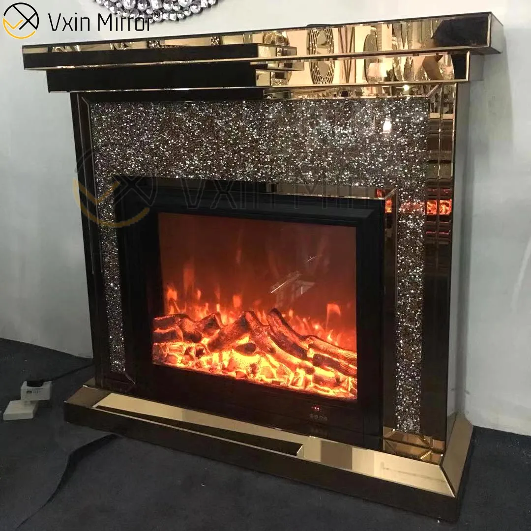 Vxin зеркало WXWF-1094 измельченной бриллиантовой зеркало камин