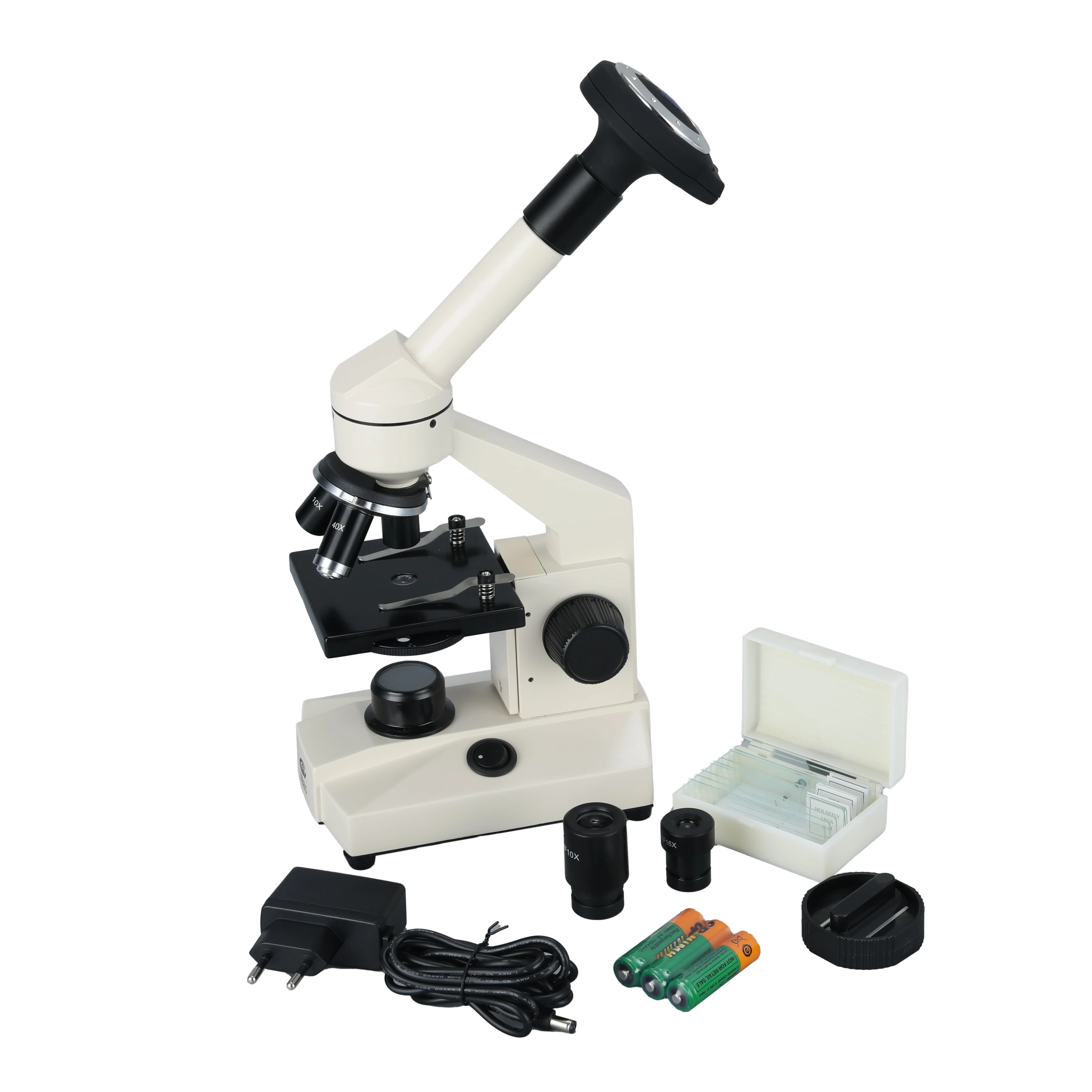 Children student lab electric economical monocular microscopes prices biological