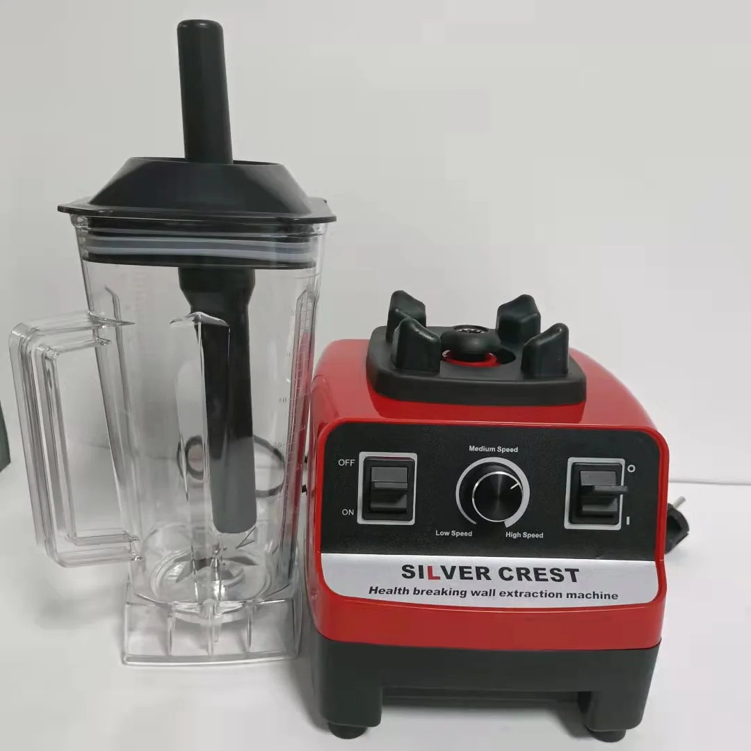 SC-1589 2 в 1 серебряный крест блендер 2L 5500W Большой мощный смузи большой коммерческий с сухой шлифовальная чаша