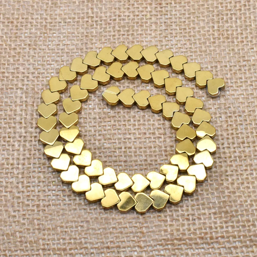 Natural Stone Hematite Beads Heart shape Beads For Jewelry Making  Bracelet Design gemstone bead