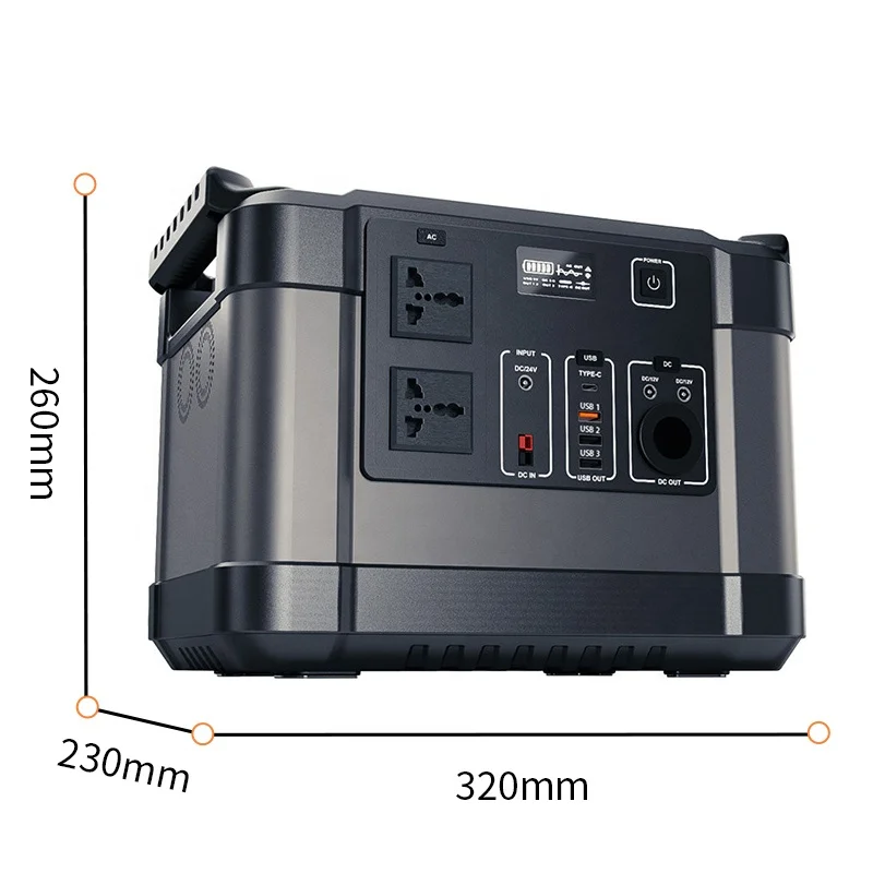 Portable power station LiFePO4 Battery For laptop and other house equipment Backup power supply Huge capacity