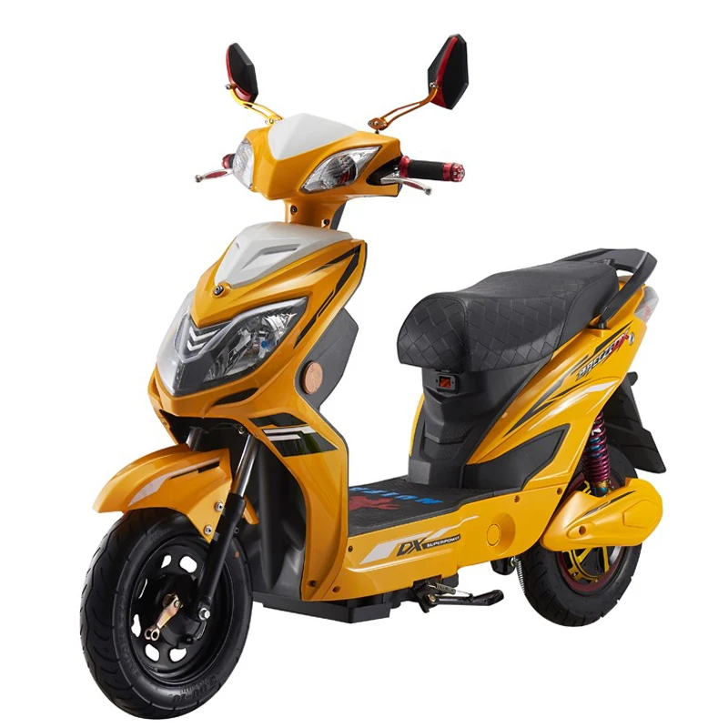 Factory direct sale 350w 500w 800w lead acid 60v20a 84v 20a electric scooter motorcycle with pedal disc brake