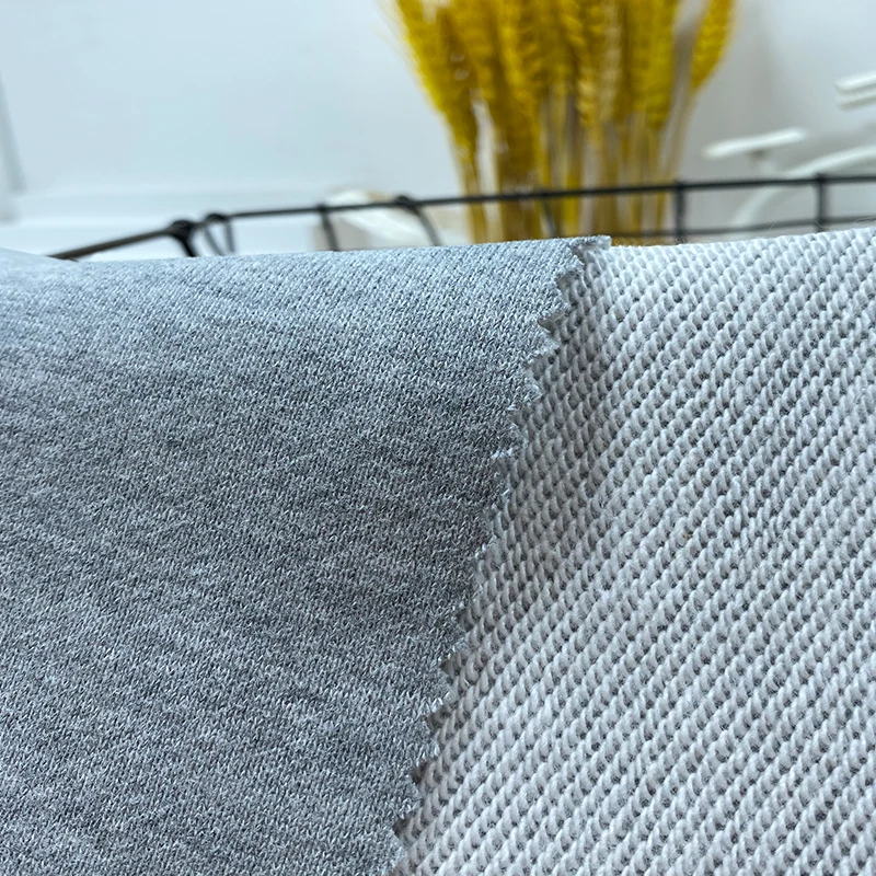 73% Cotton 27% Polyester Clothing Textile Raw Material Knitted Polyester Organic Terry Cloth Custom Hoodie Fabric