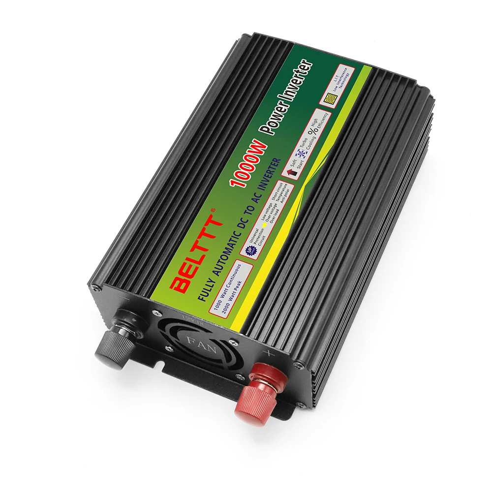  12vdc 24vdc до 220vac 1000w синусоидальный инвертор для домашнего