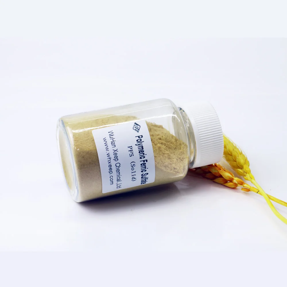 Purification chemicals polyferric sulfate polymer flocculant polyferric sulfate PFS