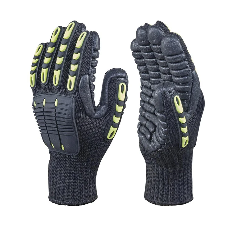 Deltaplus VV904 Guanti Da Lavoro Work Safety Gloves Anti Vibration 100% Polyester Heavy Duty Working Guantes De Latex Gloves