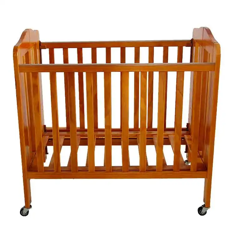 New  style Custom Made Wood Multi-Purposes Baby Crib Baby Foldable Crib