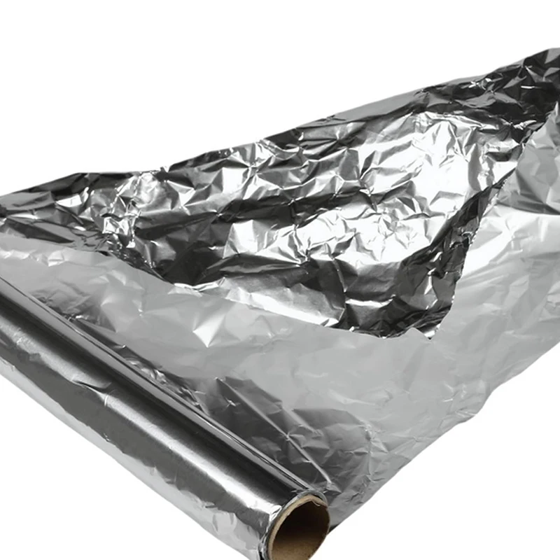 120m Reinforced Aluminum Foil Rolls Food 50metres Aluminium Foil 0.05mm for Food