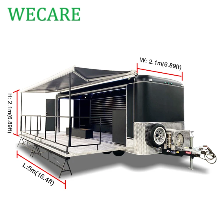 Wecare полнофункциональный прицеп для выставок airstream трейлер