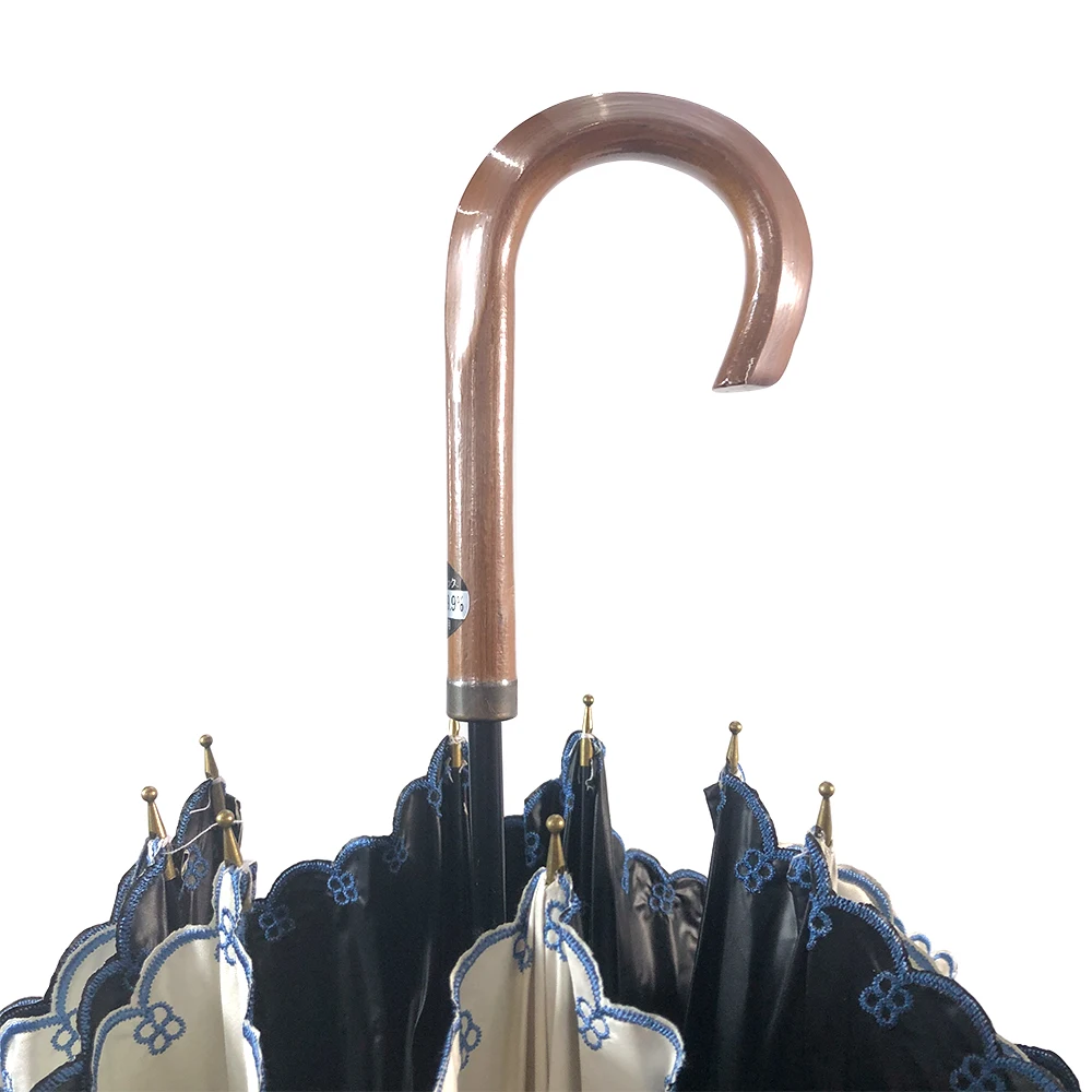 OVIDA 23 inch double 8 ribs sun-proof rain umbrella modern elegant lady umbrella for Japan