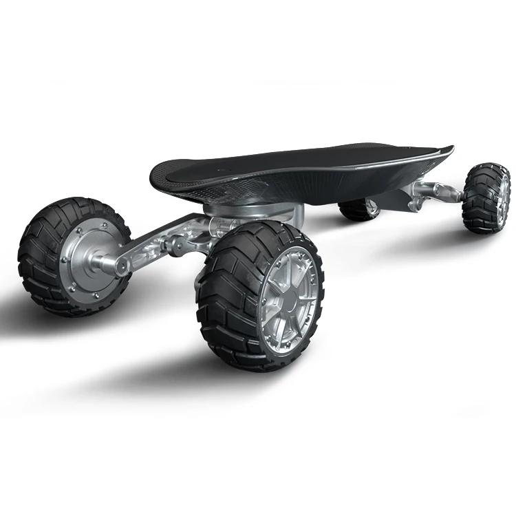Teamgee H9V off road tires carbon fibre skateboard high power 42v 10.4ah high speed 45kph all terrain electric skateboard