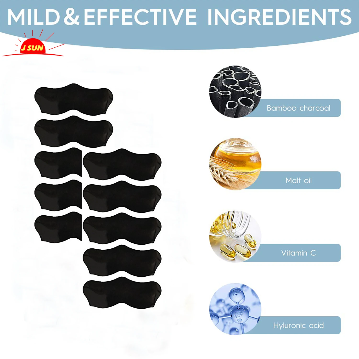 Hot sale Deep Cleansing Nose strips Blackhead nose pore strip Purifying nasal strips for skin care