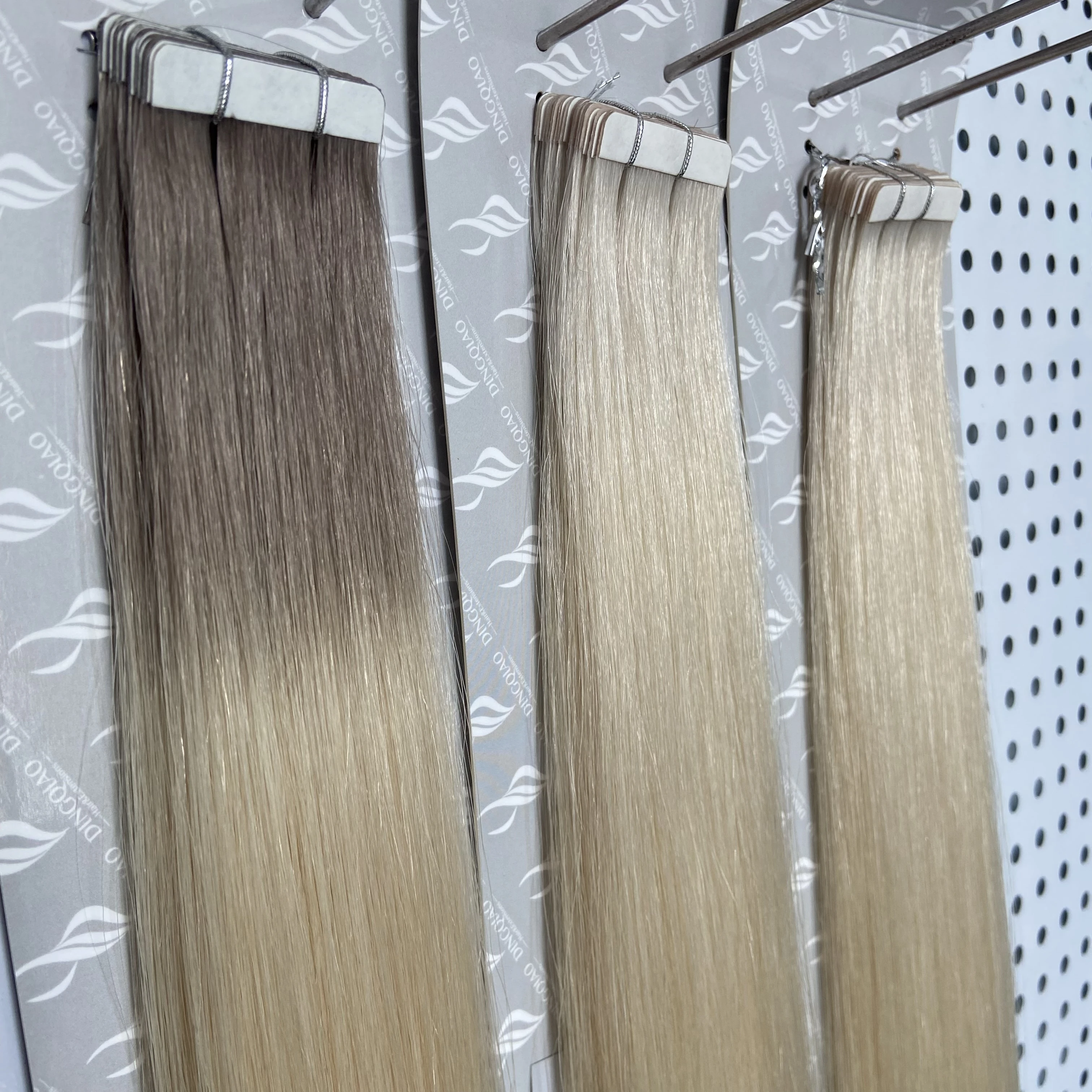 YADING Wholesale European Russian Luxury Remy Virgin Human Tape In Hair Extensions