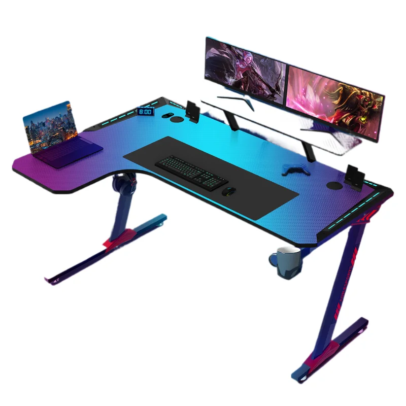 Professional Design Gaming Table PC Computer Desk with Extension Stand