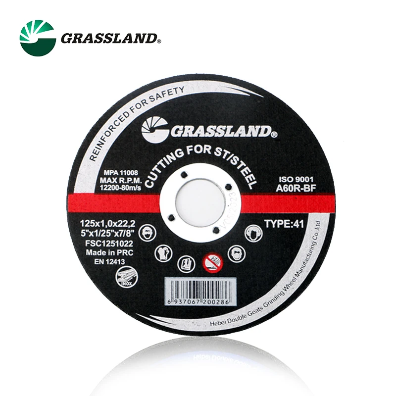 MPA EN12413 industrial quality 125mm cutting disc Cutting Off Disk For Metal 125X1X22