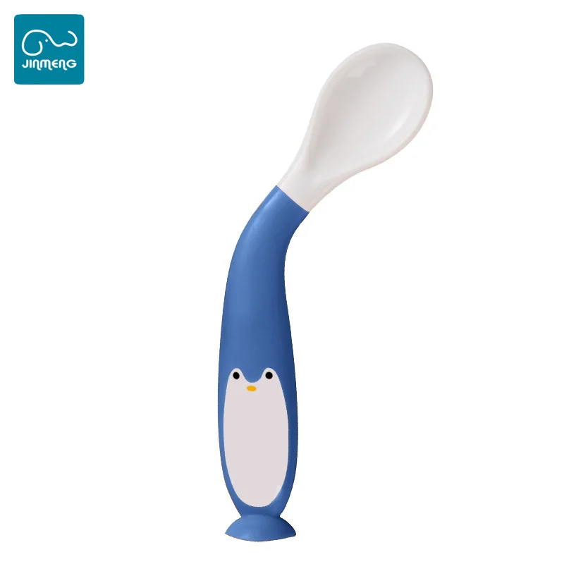 
Portable baby food tableware Learn to eat spoon bendable spoon 0-3 years old 