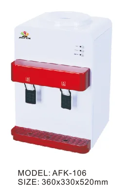 Mini concise style household commercial and office table model hot and cold top filled water drinking fountain  drinking forhome