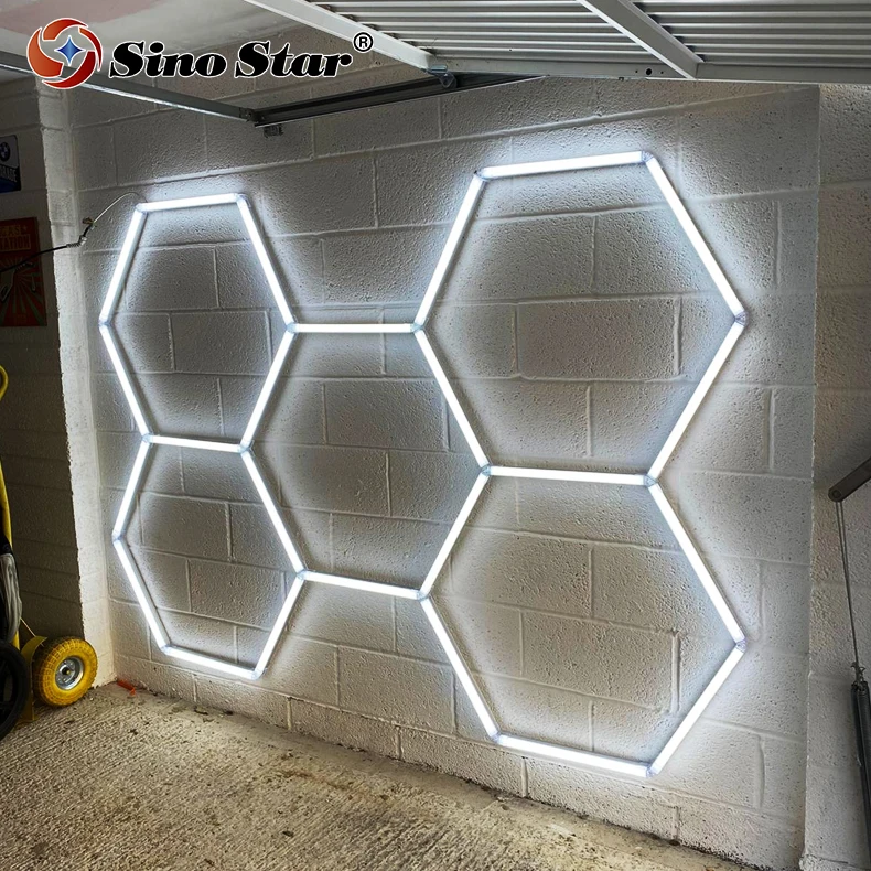 SLMC03 3 м * 2,1 м (футов * футов) магазин автодетейлинга магазин моек экспорт в Индонезию шестигранный светодиодный панельный светильник