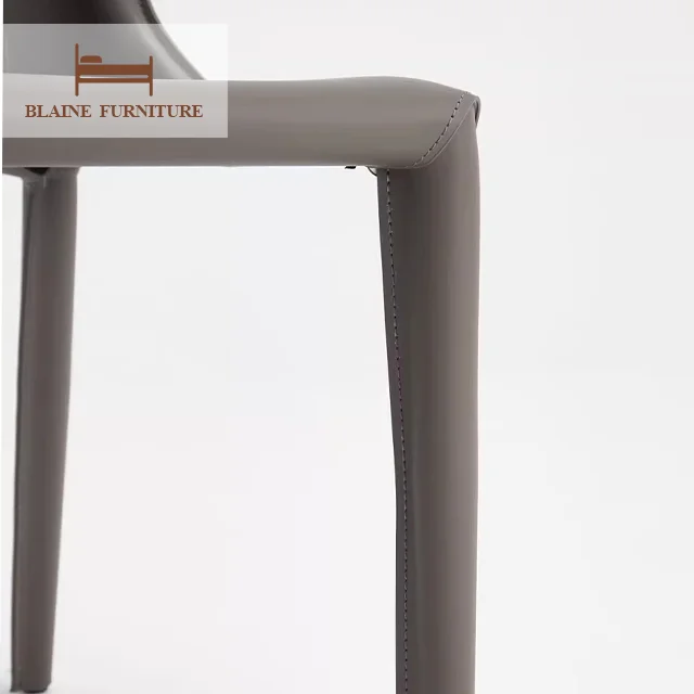 2024 Modern Design Dining Chair Modern Simple Backrest Chair Coffee Shop Leisure Chair Small Manufacturers Direct Sales