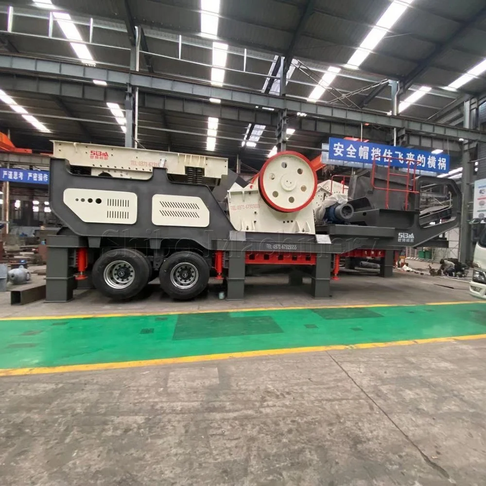 100 tph 100 ton ballast concrete crushing stone breaker machine small jaw stone crusher with screen