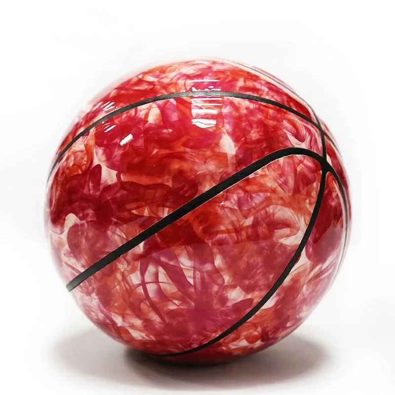 Custom Wholesale Unique Pu Leather The Artist Fashion Basketball Artwork Basketball For Gift Showcase Freestyle Ball