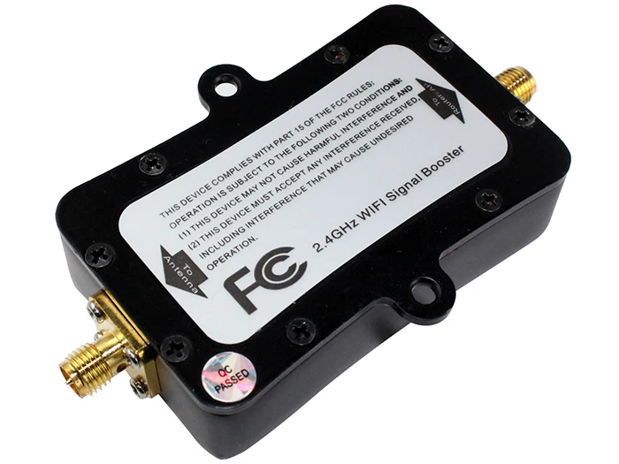 High power wifi booster 20w wifi Broadband amplifier with wifi router connecting