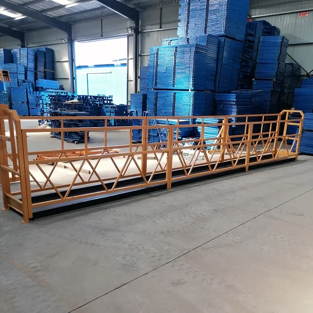 Zlp630 Steel screw-type galvanized suspended platform for painting