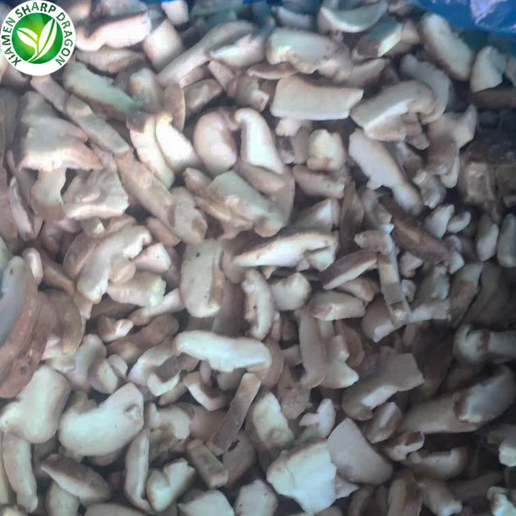 Новый Урожай вкусных белых замороженных грибов, замороженные кусочки шиитаке