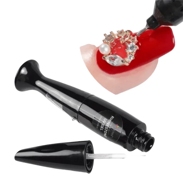 Supplier Clear Gel Soak Off Odorless Permanent Fix Creativity Designer Pen Point Drill Gel