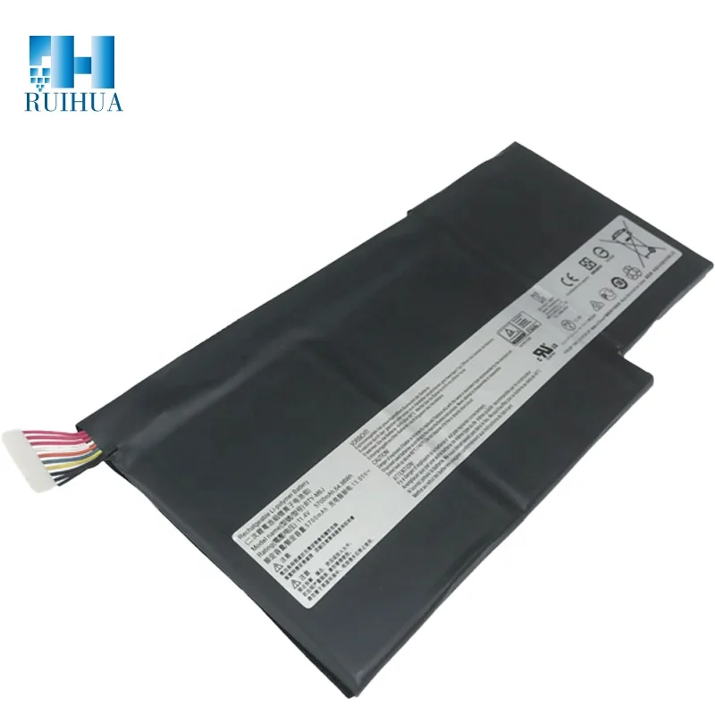 RUIHUA New 11.4V 64.98Wh Laptop Battery BTY-M6J for MSI GS63 GS63VR GS73 GS73VR 6RF-001US BP-16K1-31 BTY-M6J Battery