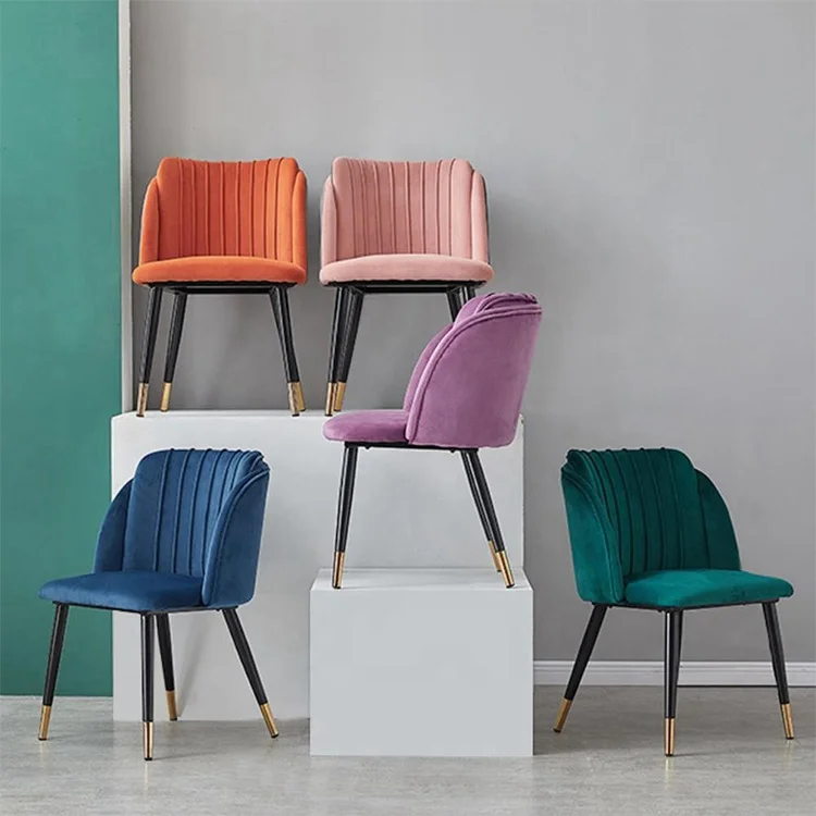 Dining Chair Wholesale High Quality Luxury Nordic Home Furniture Room Restaurant Dinning Leather Velvet Modern Dining Chair
