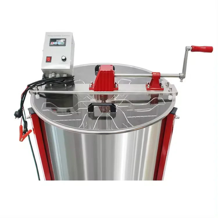 New desgin stainless steel 6 Frames multi-function Honey Extractor Honey shake for 6 frames electric honey extractor