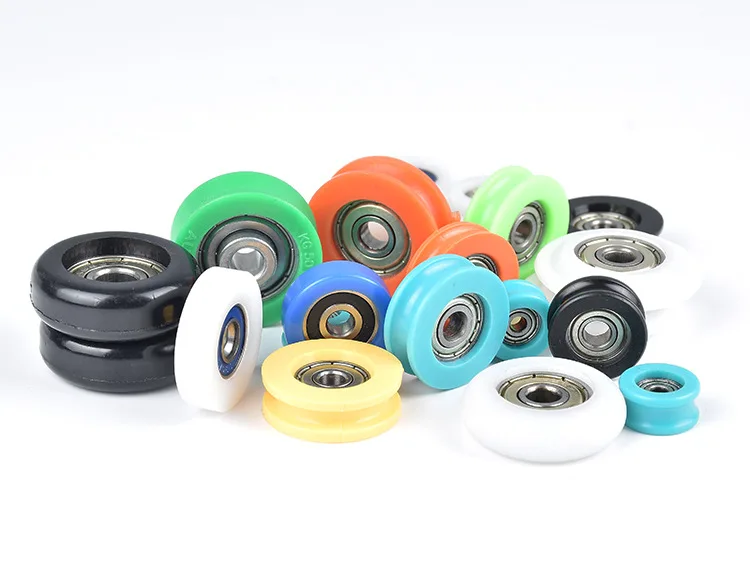 Factory Price V Groove Plastic Roller Bearing Nylon Bearing Wheel Roller