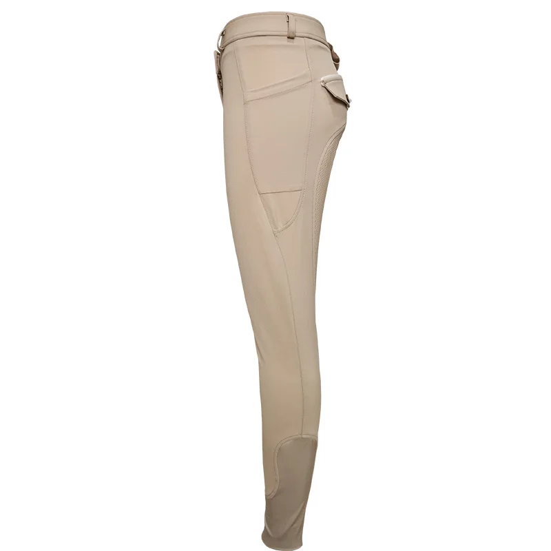 Four-way Stretch with full seat Silicone Printing  Leggings Horse Riding Breeches Silicone Grip Jodhpurs Coolmax
