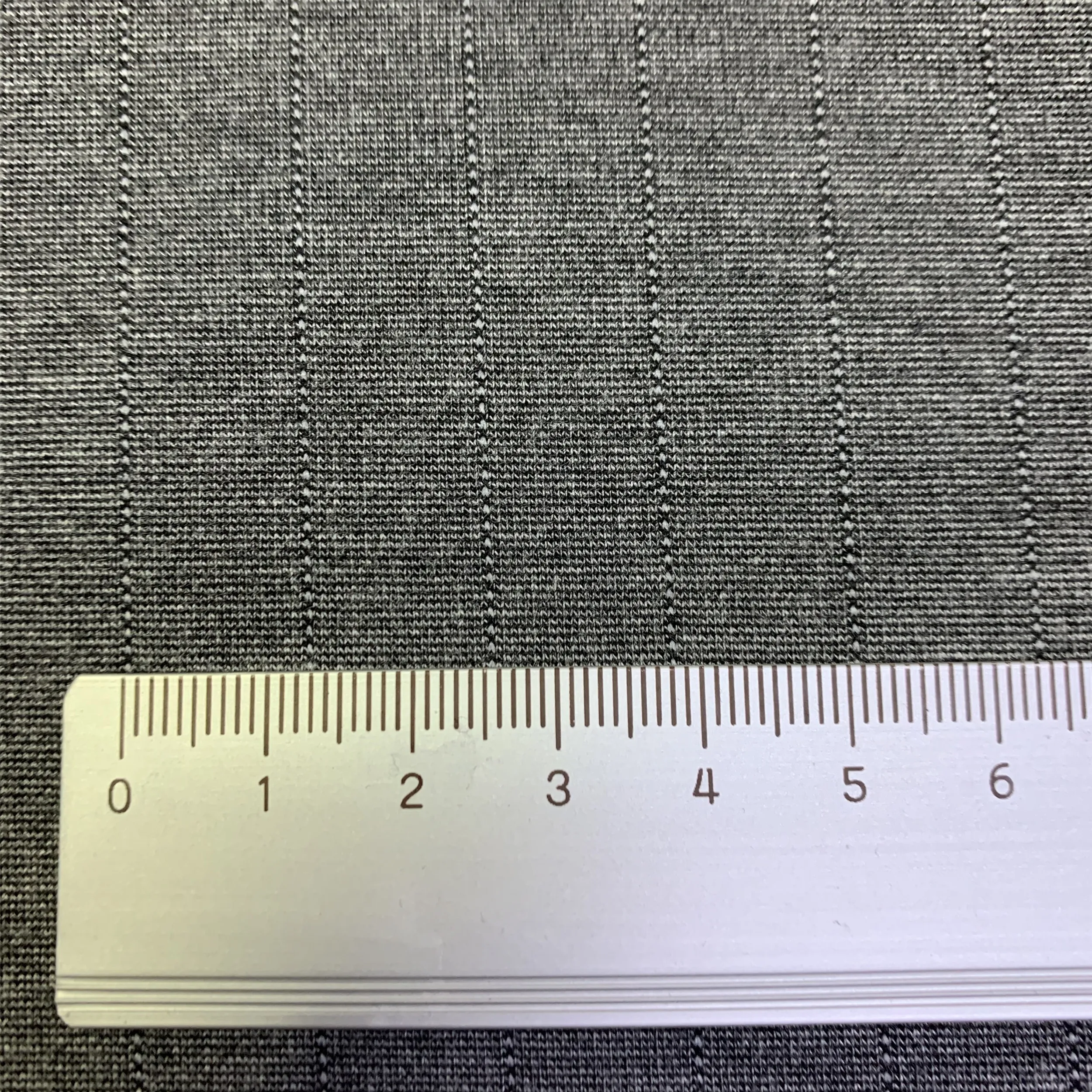 Best Quality Stripe Knit Rayon Spandex Ponte De Roma Fabric For Suit Waisted Pants