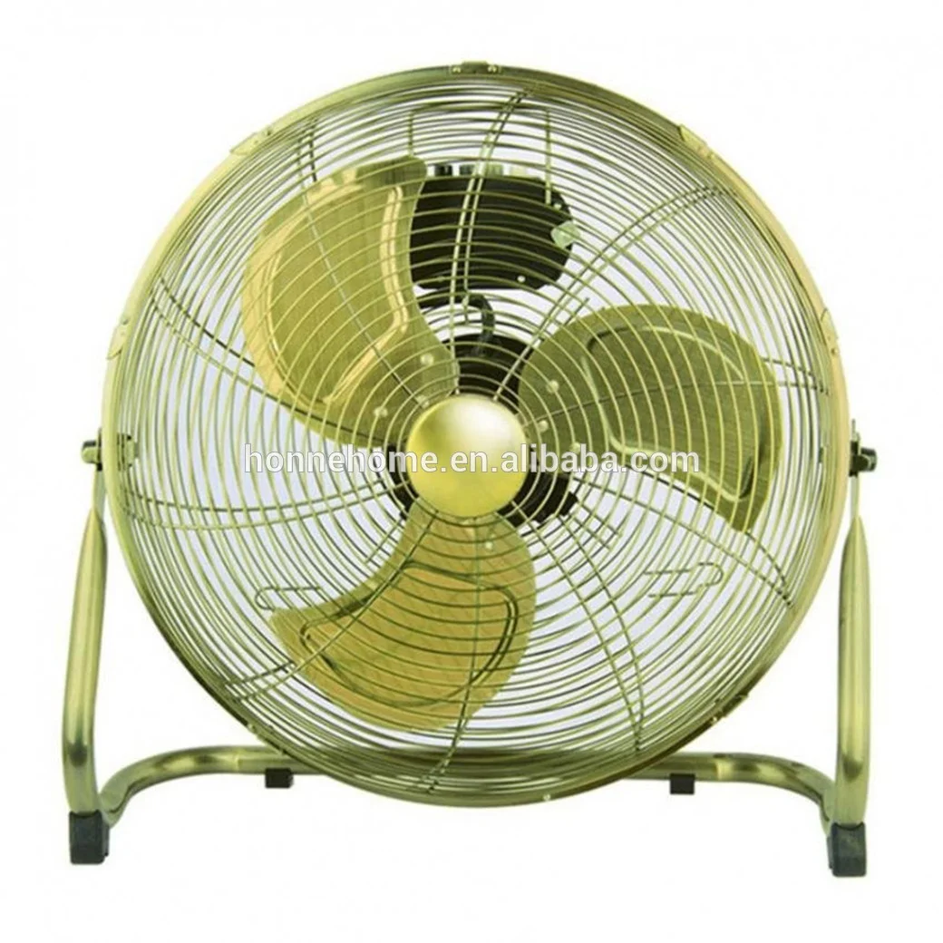 100W 16 inch High Velocity Air Cooling Metal floor standing fan