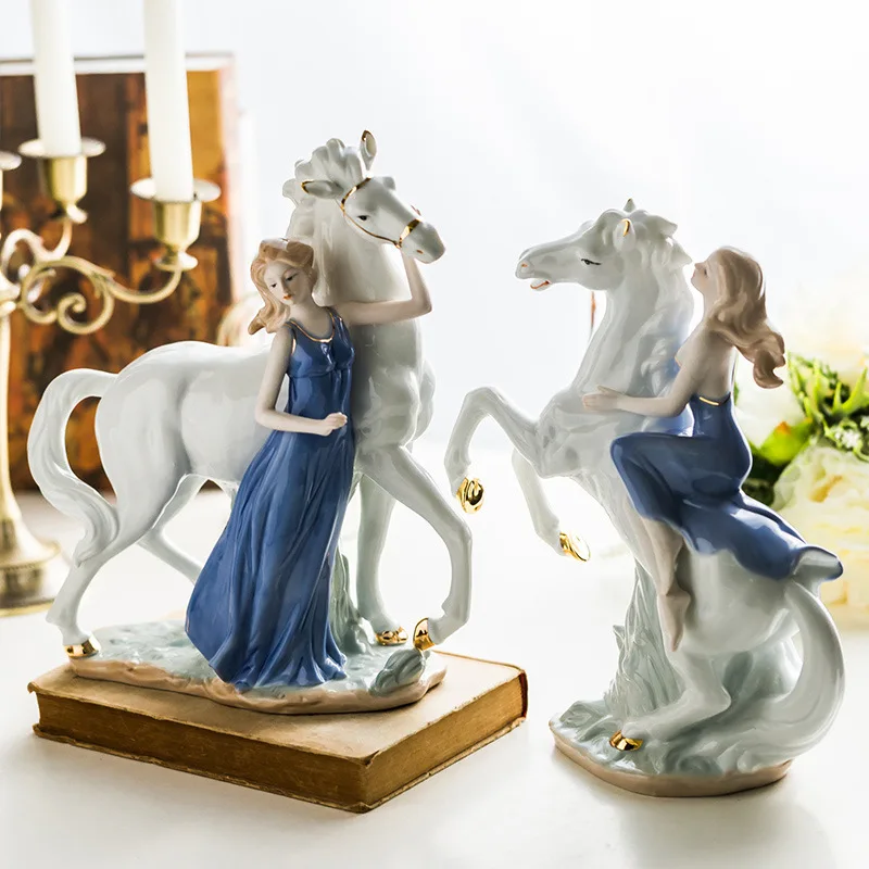 Horse ornaments  handicrafts office wine cabinets living room decorations hore successful opening and financial gifts