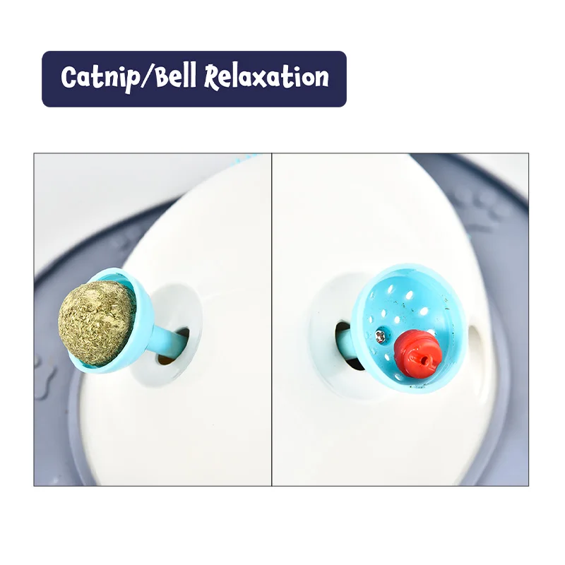 Interactive Pet Puzzle Toys Cat Massage Brush Treat Dispensing Slow feeder Dog Giggle Ball IQ Toys