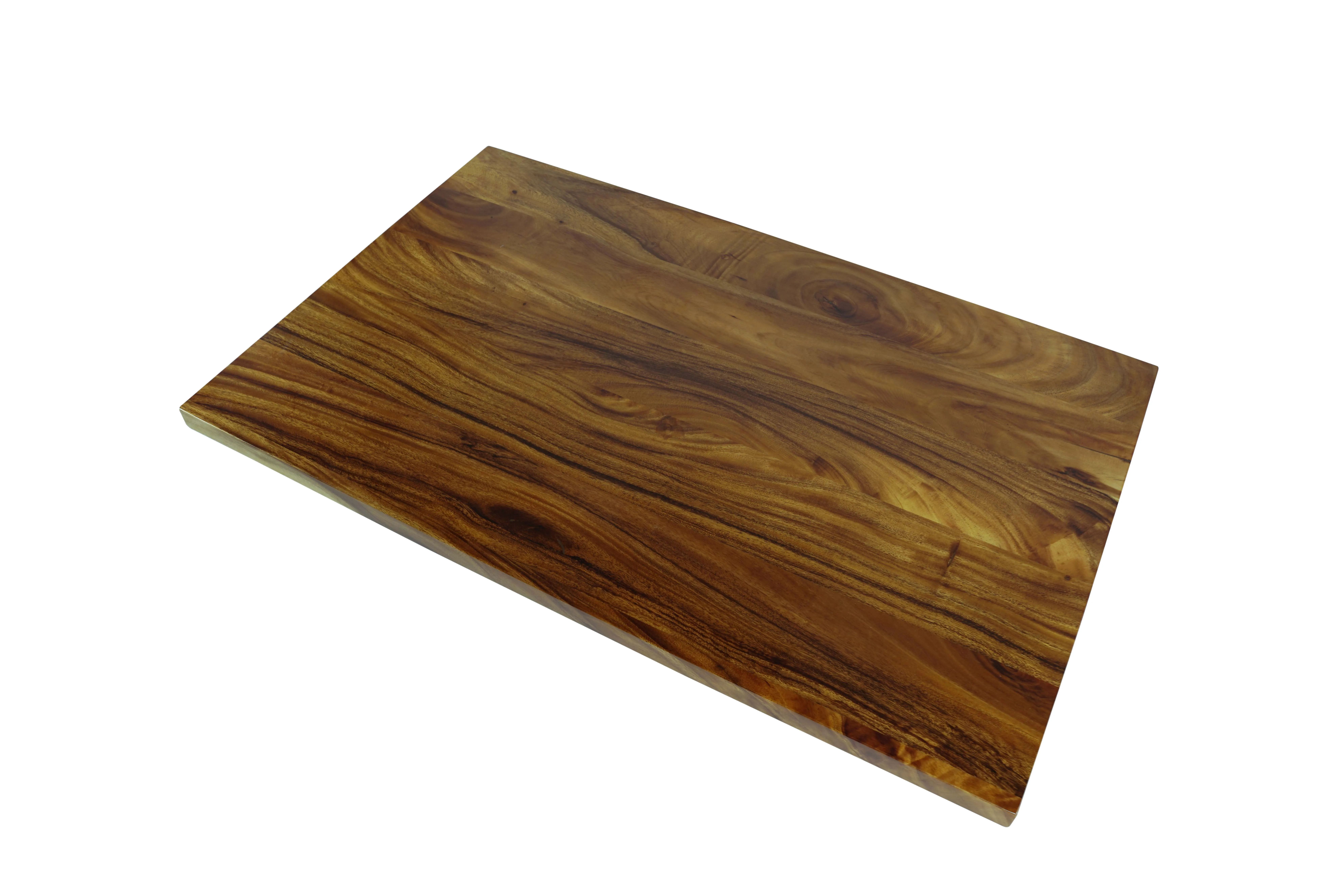 Однотонный обеденный стол в деревенском стиле с проклеенными краями 30x48x1,5 дюйма