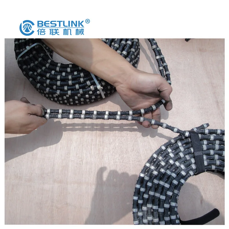 Professional black 7.2mm cutter diamond wire saw bead with CE certificate