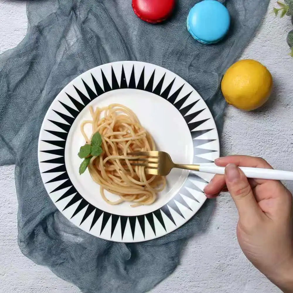 Ancient Mayan Egyptian cultural pattern plate gift commemorative ceramic plate low-price excellent Chinese ceramic plate