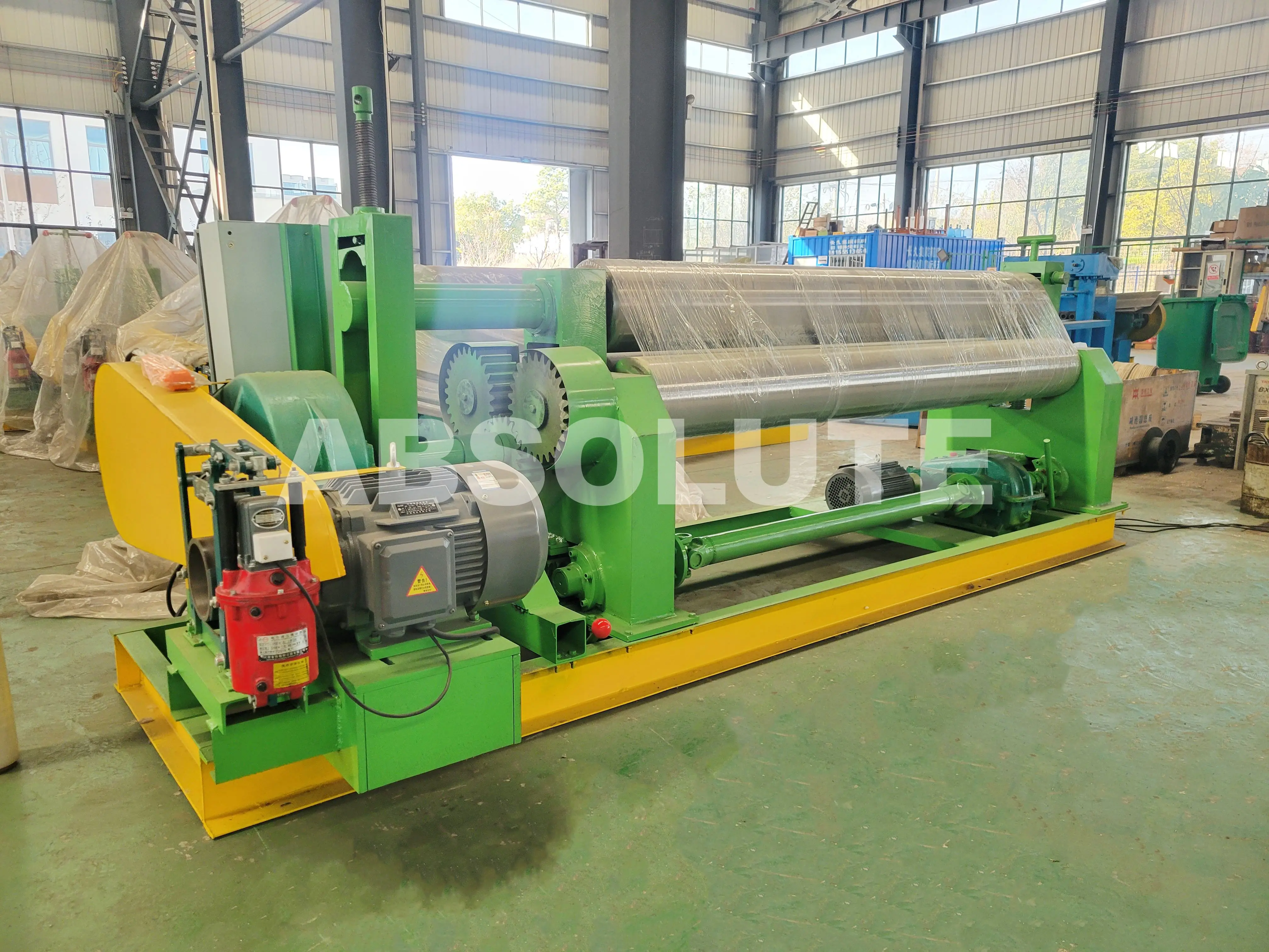 W11-16 * 2000 Nc three roller bridge type iron sheet making machine