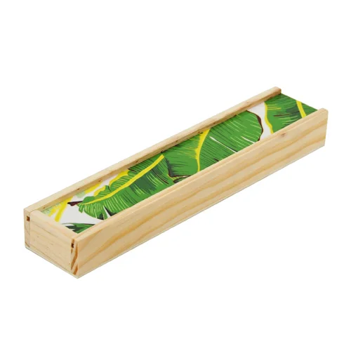 Sublimation DIY customized Drawing Brush Pencil case 8 color student gift photo coating box-Small