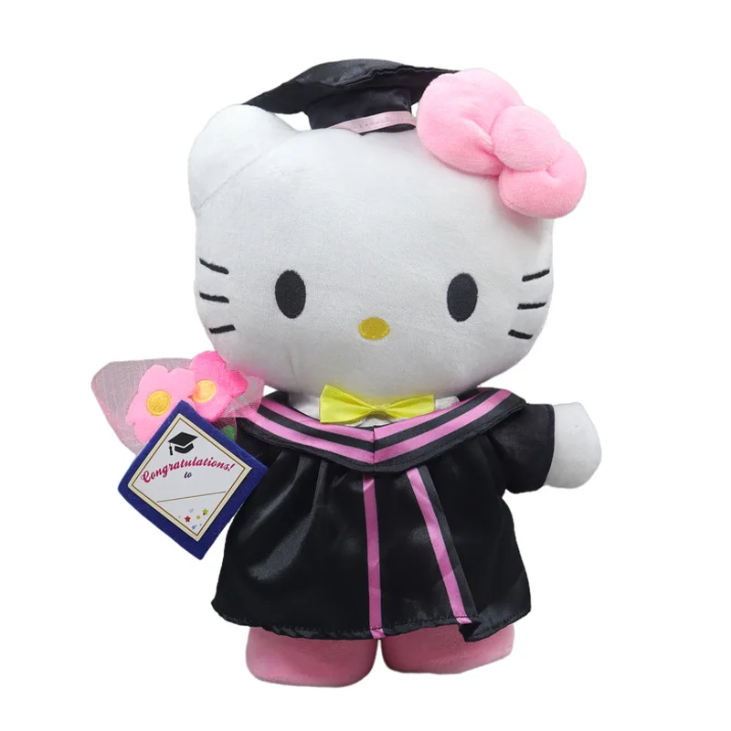 Hot Selling Anime Soft Pink Kuromi Cinnamoroll Sanrios My Melody Kawaii Cute Backpack Plush Doll Toys For Birthday Gifts