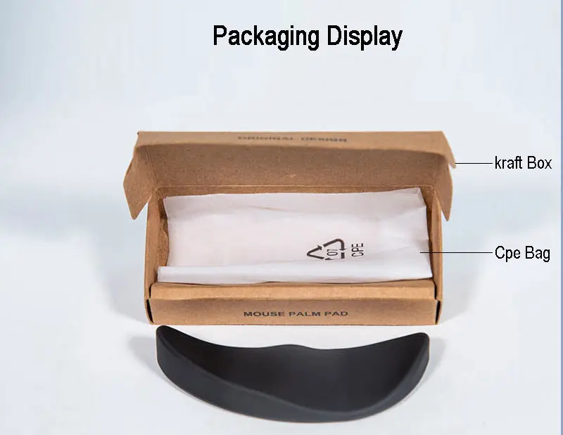 Silicone Mouse Wrist Pad Ergonomic Mouse Pad Wrist Rest Mouse Palm Rest Hand Wrist Pad For Easy Typing Pain Relief