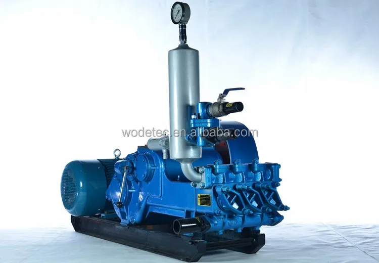 BW90/3 Horizontal Three Cylinder Reciprocating Single Acting Piston Pump Oil Well Drilling Mud Pump